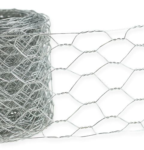 Product Hexagonal wire 50mm 5m silver - decorative wire for creative wall decoration and sculptures