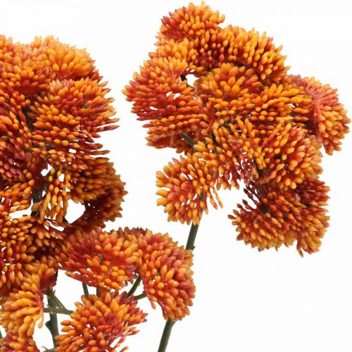 Product Sedum artificial sedum orange autumn decoration 70cm 3pcs