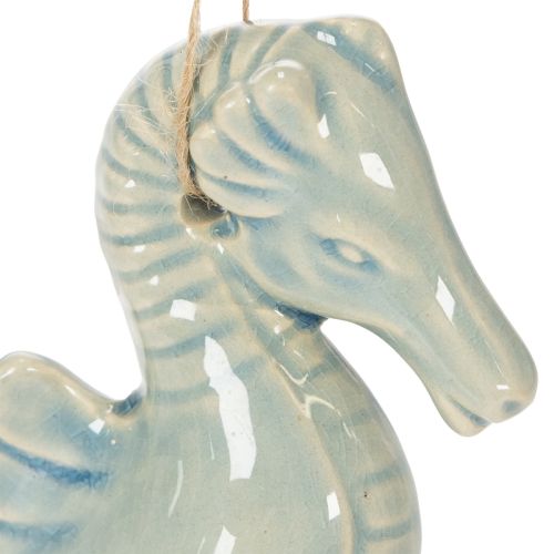 Product Seahorse Hanging Decoration for Living Room and Bathroom, Maritime Summer Flair, 15cm, 2 Pieces