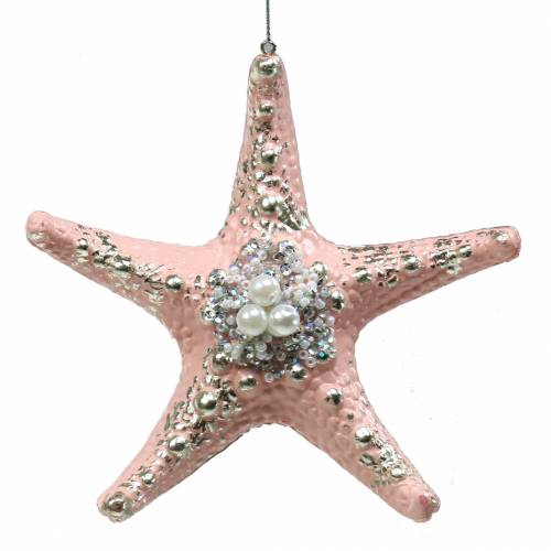 Floristik24 Deco hanger starfish 12cm 3pcs