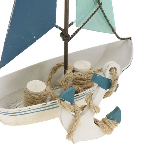 Floristik24 Decorative sailboat metal H26cm
