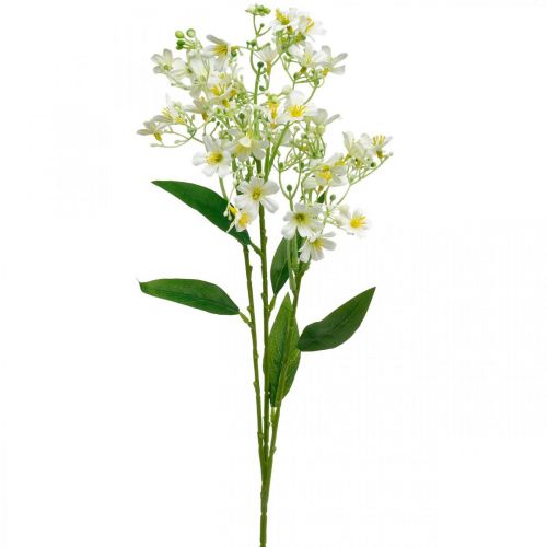 Floristik24 Artificial silk blast, flower decoration, silk flower, decoration flower white L72cm