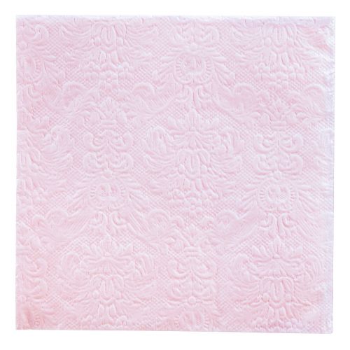 Product Napkins Pink Spring Ornaments Embossed 33x33cm 15 pcs