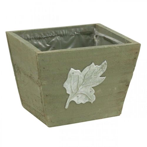 Product Plant box wood shabby chic wooden box gray 11×14.5×14cm