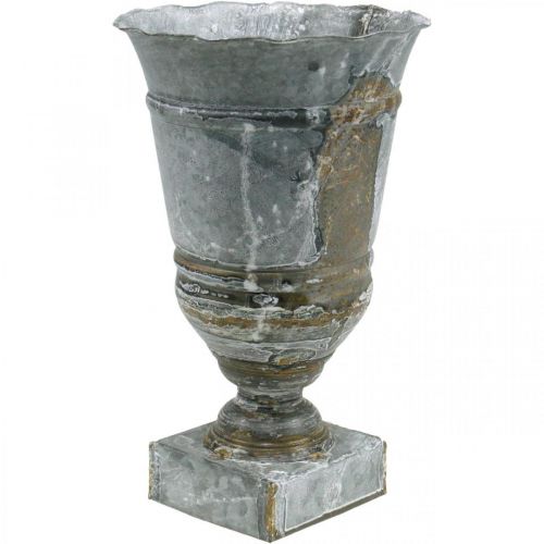 Shabby Chic cup metal table decoration cup vase Ø18.5 H30cm