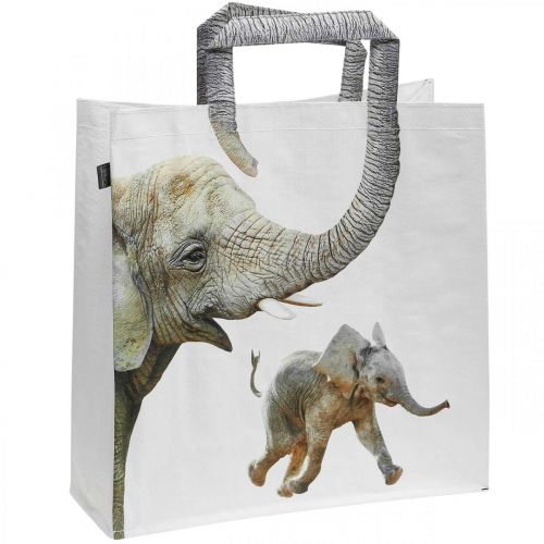 Shopper bag, shopping bag B39.5cm bag elephant