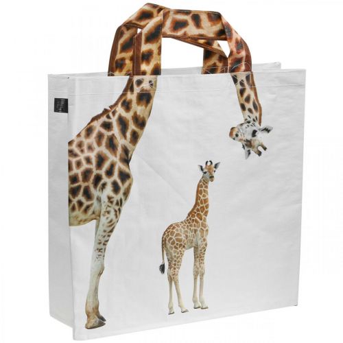 Shopper bag, shopping bag B39.5cm bag giraffe