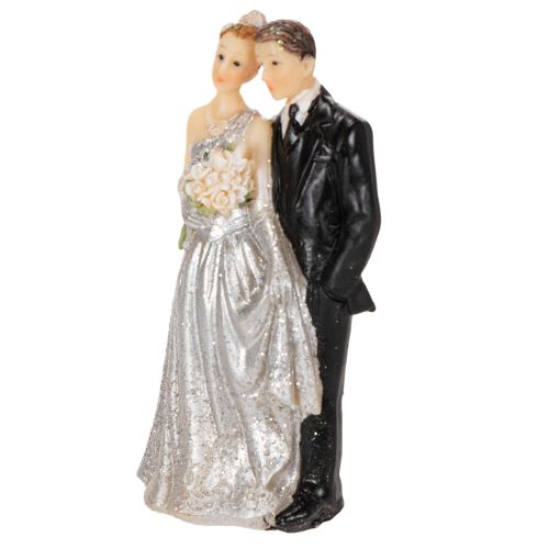 Silver wedding anniversary couple 10cm | Floristik24.ie