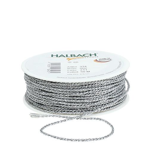Product Silver cord 2mm 50m