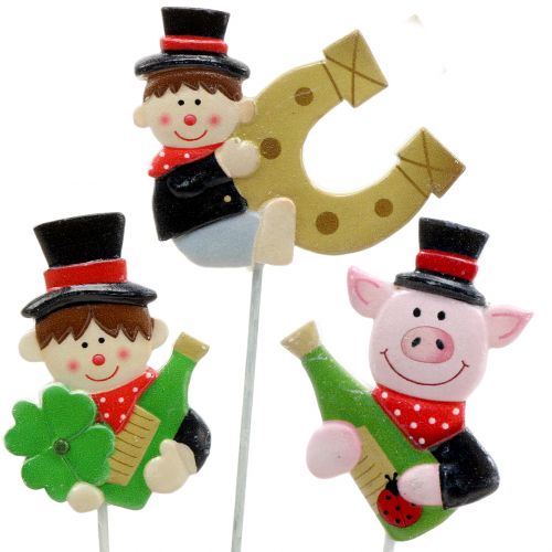 Floristik24 New Year's Eve plug 5cm 12pcs