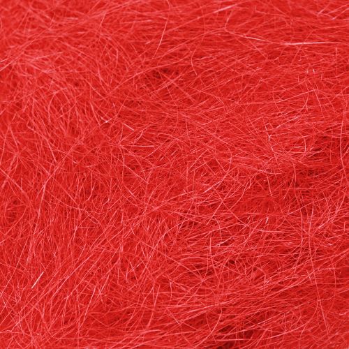 Product Sisal red, Christmas decoration, sisal wool 300g