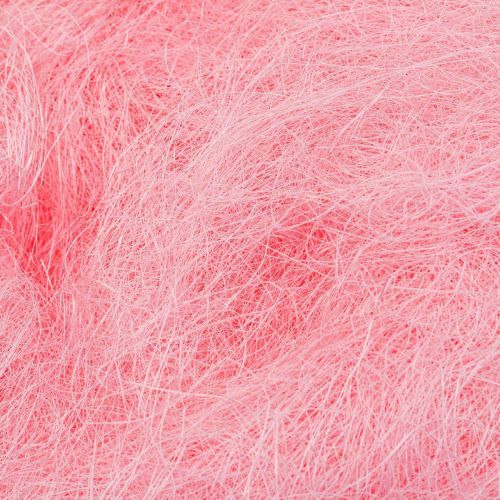 Product Sisal grass for crafts, craft material natural material pink 300g