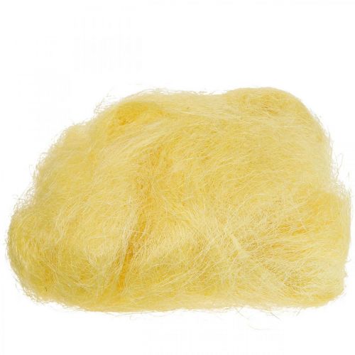 Floristik24 Sisal grass for crafting, craft material natural material yellow 300g