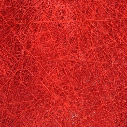 Floristik24 Sisal heart decoration with sisal fibers in red 40x40cm