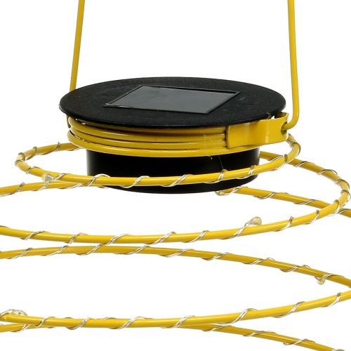 Floristik24 Solar garden light yellow 22cm with 25LEDs warm white