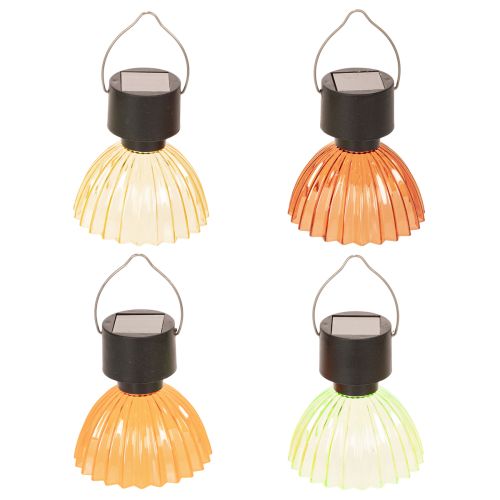 Floristik24 Solar Lamp Stylish Hanging Light for Exquisite Outdoor Area Terrace Garden 14cm 4pcs
