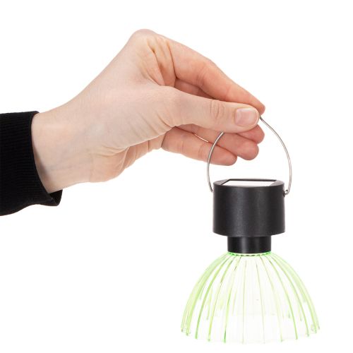Product Solar Lamp Stylish Hanging Light for Exquisite Outdoor Area Terrace Garden 14cm 4pcs