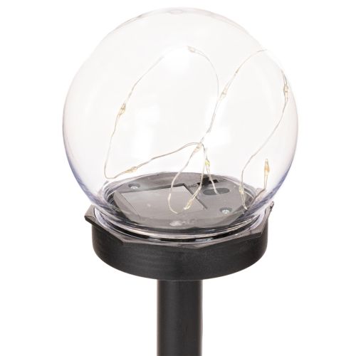 Garden light, globe light with ground spike for outdoor lighting, 36cm, 4 pieces | Floristik24.ie