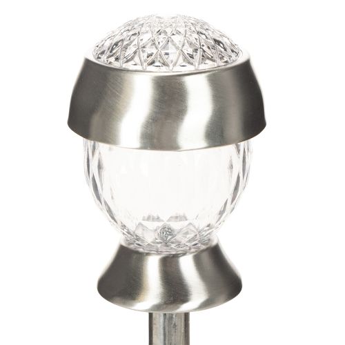 Set of 4 Solar Garden Globe Lights with Ground Spike, 36cm | Floristik24.ie