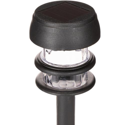 Solar garden lights with ground spike, outdoor lamps for garden paths, 35cm, 6 pieces | Floristik24.ie