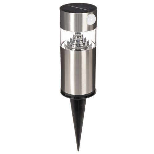 Solar garden light with ground spike and LED lighting, 34 cm
