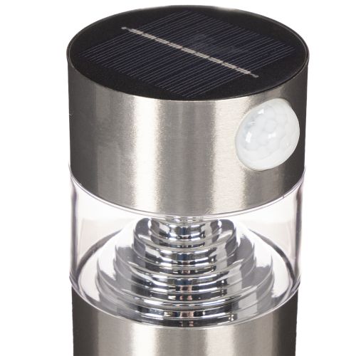Solar garden light with ground spike and LED lighting, 34 cm | Floristik24.ie