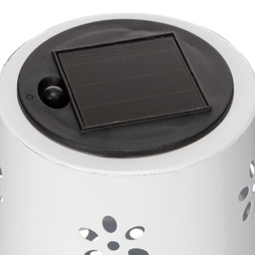 Product Solar table lamp with floral pattern for lighting on balcony, terrace or garden, 28cm