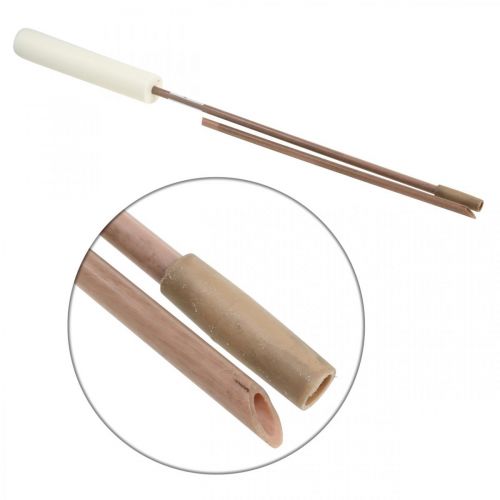 Floristik24 Garden decoration LED solar candle solar light H98cm