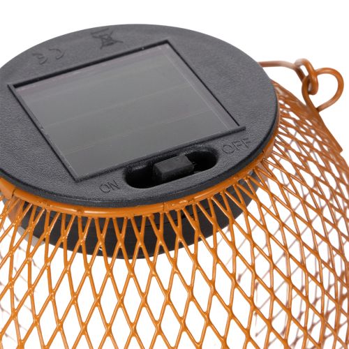 Product Solar lantern LED for atmospheric garden lighting in an attractive metal design, 12cm