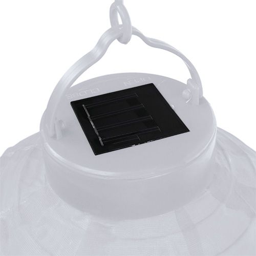 Product Lantern LED with solar 20cm white