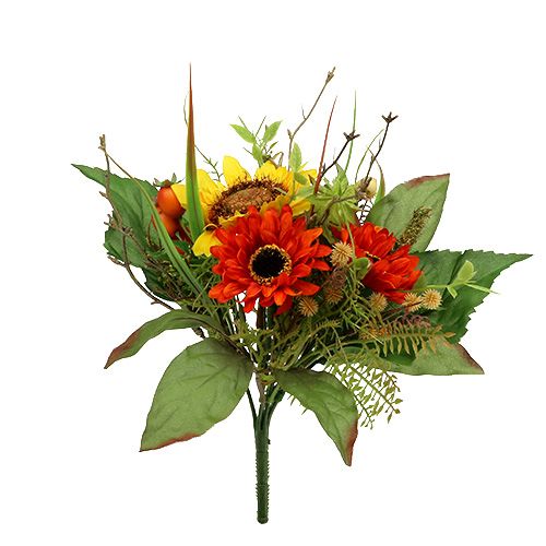 Bouquet of sunflowers yellow 24cm