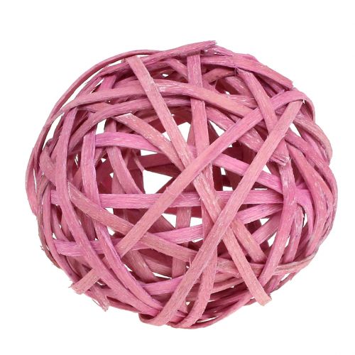 Floristik24 Chipball pink Ø6cm 6pcs