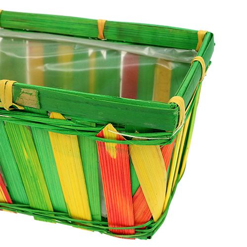 Product Span basket angular multicolored 25cm 9pcs