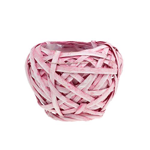 Chip basket round Ø15cm H14cm Pink