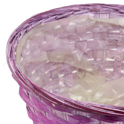 Product Chipboard bowl round purple/white/pink Ø19cm 8 pcs