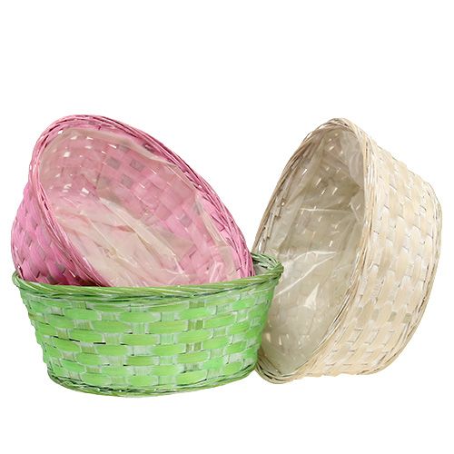 Product Chipboard bowl round multicolored Ø25cm 6 pcs