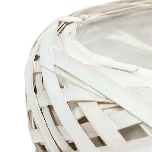 Floristik24 Chip tray for planting white Ø25cm H10cm