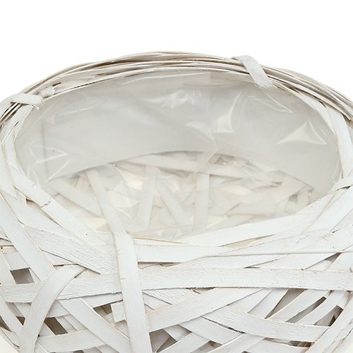 Floristik24 Chip tray for planting white Ø25cm H10cm