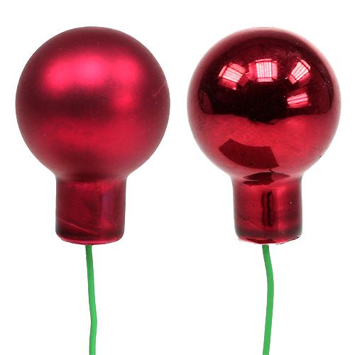 Product Mirror berries 20mm red 140p