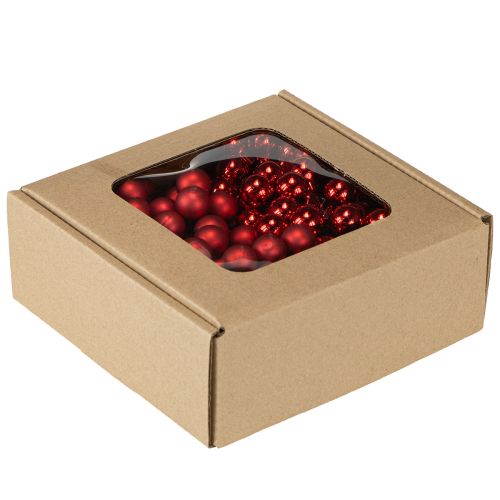 Product Mirror Berries Red Matt, Glossy Ø1.5cm 140 pcs