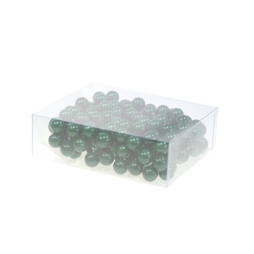 Floristik24 Mirror berries dark green Ø2cm 144 pcs