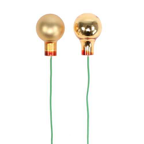 Product Mirror Berries Ø1.5cm Matt, Shiny Gold 140 pcs