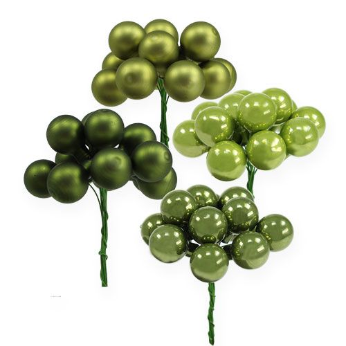 Floristik24 Mirror berries Waldmarie Mix 20mm 140p