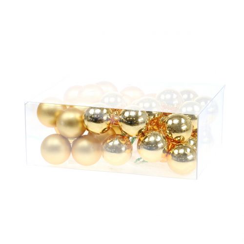 Product Mirror berries Gold Mix Ø40mm 32 pcs