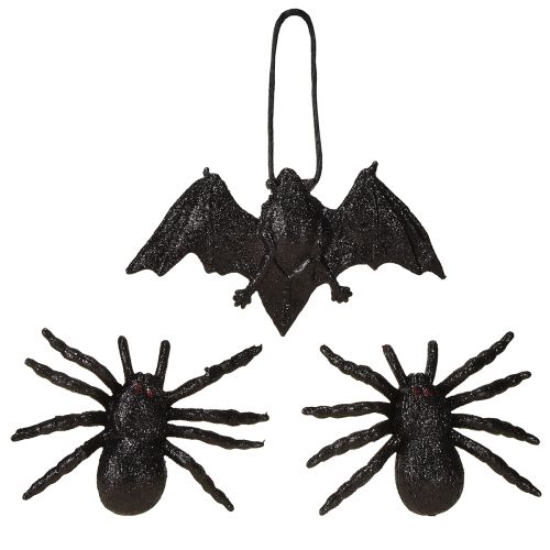 Product Spider, bat figures black 10cm, 14cm 3 pieces