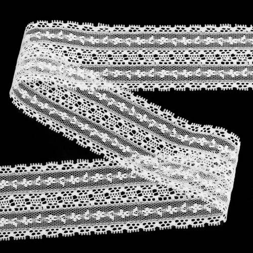 Product Lace ribbon white 50mm 15m