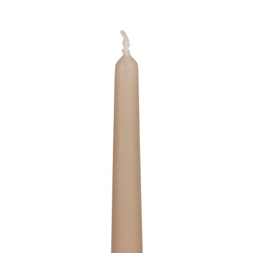 Product Taper Candles Wenzel Candles Beige 250/23mm 12 Pcs