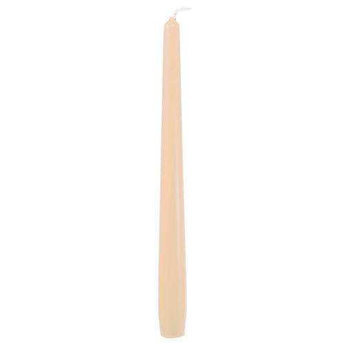 Taper candles 250/23 cream 12pcs.