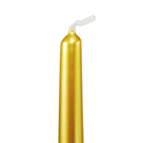 Product Taper candles 300/23 Gold dinner candles 12pcs