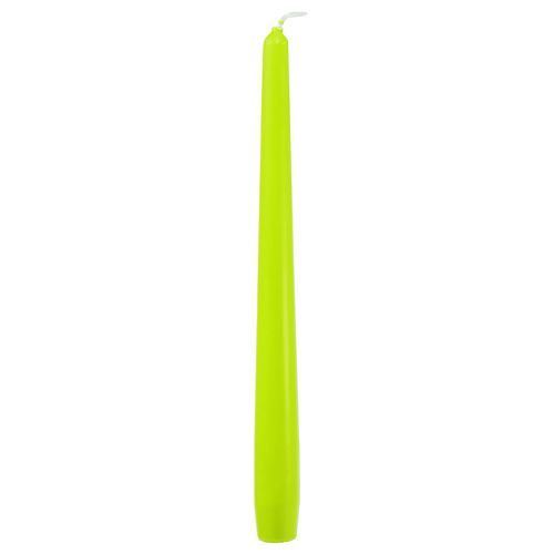 Taper Candles 250/23 Light Green 12 Pcs.